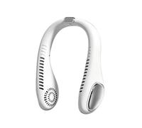 Neck Fan - 5V Wearable Bladeless 3 Speeds USB Rechargeable Summer Cooler, Quiet Around The Neck Fan, Personal Hands Free | Hot Weather Indoor Outdoor Home Office School Travel Commuting Walking