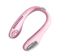 Neck Fan - 5V Wearable Bladeless 3 Speeds USB Rechargeable Summer Cooler, Quiet Around The Neck Fan, Personal Hands Free | Hot Weather Indoor Outdoor Home Office School Travel Commuting Walking