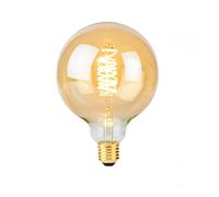 Nedis Ampoule à Filament LED E27 G125 3.8W 250 lm Dimmable Faible Consommation Dorée