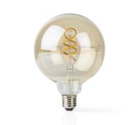 Nedis Ampoule Connectée Wi-Fi LED 4.9W 360lm E27 SmartLife Forme de Globe Blanc