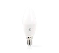 Nedis Ampoule Smartlife Full Color - E14-350 lm - 4,5 W - Intensité variable - Blanc/RVB/blanc chaud - RVB + 2700 K - Android™ & iOS - WiFi - Diamètre : 37 mm - Bougie
