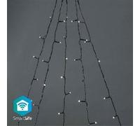 NEDIS Arbre à suspendre wi-fi intelligent 200 led's blanc chaud 20m 5 x 4 m android / ios Blanc chaud G
