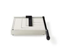 Nedis coupe-papier - taille de coupe max. : 210 x 297 mm - type de lame : métal - métal - noir / blanc