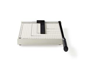 Nedis coupe-papier - taille de coupe max. : 210 x 297 mm - type de lame : métal - métal - noir / blanc