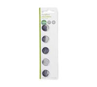 Nedis CR2 016 Lot de 5 Piles Bouton au Lithium 3 V
