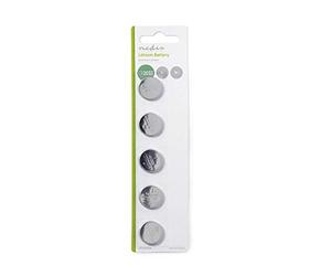 Nedis CR2 032 Lot de 5 Piles Bouton au Lithium 3 V