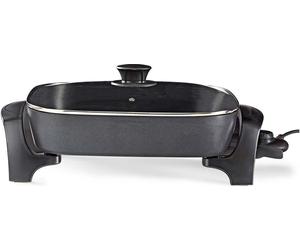NEDIS Elektrische Pfanne D=40cm Alu-gussgehäuse 2200W 5Stufen sw FCSP110EBK40