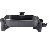 NEDIS Elektrische Pfanne D=40cm Alu-gussgehäuse 2200W 5Stufen sw FCSP110EBK40