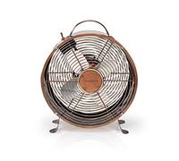 NEDIS FNCL10CO20P Ventilateur de table | Alimentation secteur | Diamètre 25 cm | 20 W | 2 vitesses | Cuivre
