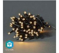 Nedis SmartLife - LED Décorative - Corde - Blanc Chaud - 200 LED's - Intérieur et Extérieur - 7 Motifs de Mouvement - 20 m - Android/IOS