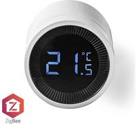 NEDIS Heizkörpersteuerung Zigbee LCD-Anzeige Andr/IOS 2xAA ws ZBHTR10WT