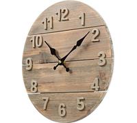 Nedis HORLOGE MURALE BOIS 30CM (CLWA002WD30)
