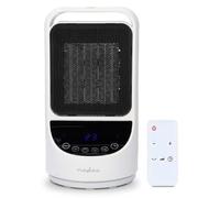 Nedis HTFA22WTW | Radiateur soufflant céramique PTC connecté | Wi-Fi SmartLife | 1500 W | 2 niveaux de chauffe | Affichage température 10-49 °C | Compatible Alexa & Google | Blanc