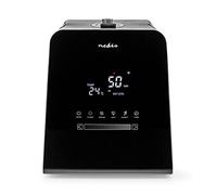 Nedis Humidificateur SmartLife | 30 W | Avec Brume Fraîche et Chaude | 5.5 l | Hygromètre | Minuteur | Télécommande | Mode de nuit | Noir