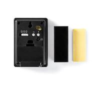 NEDIS Kit de sonnette sans fil - Alimentation par pile - 36 mélodies - Noir et aluminium