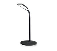 Nedis Lampe de Bureau LED avec Variateur et Chargeur sans Fil 10 W Noir