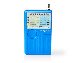 Nedis LAN measuring instrument - filaire - 180 m - affichage LED - fonctionne sur piles