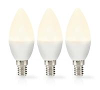 Nedis LBE14C352P3 energy-saving lamp Blanc chaud 2700 K 4,9 W E14 F