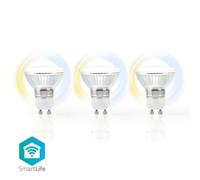 NEDIS LED-Lampe WLAN GU10 5W 400lm 2700-6500K Andr/IOS k/wws 3Stk WIFILW30CRGU10