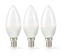 Nedis lot de 3 ampoules LED bougie E14