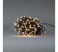 NEDIS Lumières décoratives | Cordon | 192 LED | Blanc chaud | 14,40 m | Effets lumineux : 7 | Intérieur et extérieur | Fonctionne avec piles