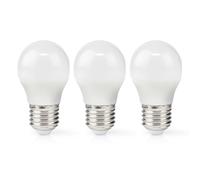 Nedis Pack de 3 Ampoules LED 4.9 W E27 G45 470 lm Style Rétro Givré Blanc