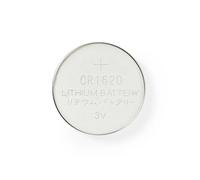 Pack de 5 Piles Boutons Lithium CR1620 3V DC Prêtes à l'Emploi Nedis G