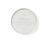 Nedis Pack de 5 Piles Boutons Lithium CR2430 3V DC Prêtes à l'Emploi
