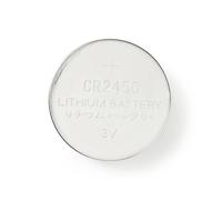Nedis Pack de 5 Piles Boutons Lithium CR2450 3V DC Prêtes à l'Emploi