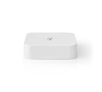 Nedis Passerelle Zigbee - pour jusqu'à 40 Produits Nedis Zigbee Via l'application Nedis SmartLife - Compatible avec Android et iOS - Alimenté par USB - Blanche