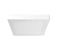 Nedis - Plafonnier Smart WiFi - Carré - 30 x 30 cm - Blanc chaud à blanc froid - Pleine couleur (RVB) - 1200 lm - 18 W - Design fin - Aluminium - Facile à configurer - Contrôlez avec l'application