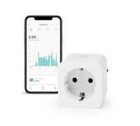 Nedis Prise Connectée Wifi, Prises Connectées et Intelligentes | Nedis Prise intelligente SmartLife | Wi-Fi | IP21 | Wattmètre | 3680 W | Type F (CEE 7/3) | 0 - 55 °C | Blanc | 1 pièces