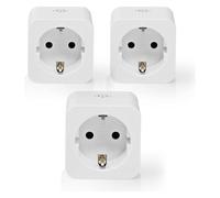 Nedis, Prise intelligente, SmartLife Smart Plug Wi-Fi Mesureur de puissance 3680 W Type F (CEE 7/7) 0 - 55 °C An