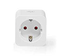 Nedis Prise Intelligente WiFi SmartLife - Contrôle Les appareils électriques à Distance - Compatible avec Amazon Alexa, Siri ou Google Home - Convient pour l'intérieur
