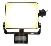 Projecteur extérieur LED connecté Wi-Fi - Détecteur de mouvement - 1500 lm - 20W - Noir - IP44