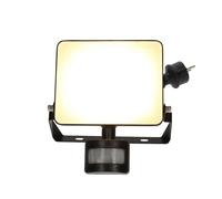 Nedis Projecteur LED Connecté Wi-Fi avec Détecteur de Mouvement 1500 lm 20W Noir