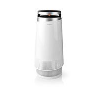 Nedis purificateur d'air - adapté à un espace jusqu'à : 20 m² - débit d'air pur (CADR) : 130 m³/h - affichage de la qualité de l'air - blanc