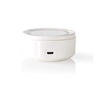 Nedis Sirène à LED Wi-Fi SmartLife WIFISI10CWT Alimentation secteur 8 sons 85 dB Android/iOS Blanc