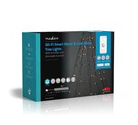 NEDIS Arbre à suspendre wi-fi intelligent 200 led's blanc chaud à froid 20m 10 x 2 m android / ios Blanc G