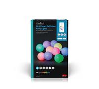 NEDIS SmartLife - LED Décorative - Feux de la Fête - RGB - 10 LED's - Intérieur et Extérieur - Motifs de Mouvement - 9 m - Android/IOS
