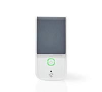 Nedis Prise connectée Smartlife Smart Connectuer Wi‑Fi IP44 Wattmètre 3680 W Blanc/Gris