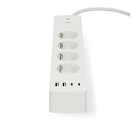 Nedis SmartLife WIFIP313FWT -älyjatkojohto, 16 A, 3680 W