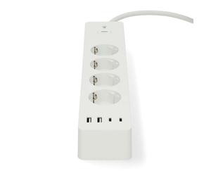 Nedis SmartLife WIFIP313FWT -älyjatkojohto, 16 A, 3680 W
