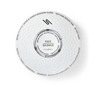 Nedis Smoke & Kohlenmonoxid-Alarm - Fonctionne sur piles - Durée de vie des piles jusqu'à : 10 ans - EN 14604 - Avec bouton test - 85 dB - ABS - Blanc