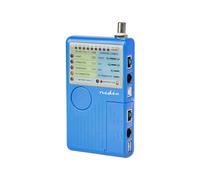 Nedis Testeur de Câble RJ45 / RJ11 / BNC / USB avec Indicateur LED Bleu