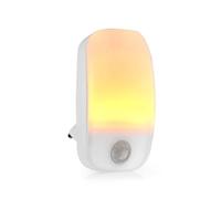 Nedis Veilleuse LED LNLW10WT – Capteur jour/nuit et mouvement – 0,55 W 11 lm – Blanc