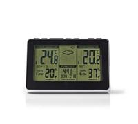 Nedis WEST400BK station météo numérique Noir, Gris LCD Batterie