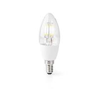 NEDIS Wi-FI Smart LED Bulb | E14 | C37 | 5 W | 400 LM | Blanc