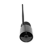 Nedis WiFi Smart Outdoor IP-Camera | Full HD | Metalen behuizing | Waterdicht (IP65) Caméra de sécurité IP Extérieure Cosse 1920 x 1080 Pixels Plafond/Mur