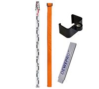 Nedo StandardLine Latte de nivellement télescopique 5 m Pas 1 Avec housse et fiole enfichable Mètre pliant DEWEPRO 2 m